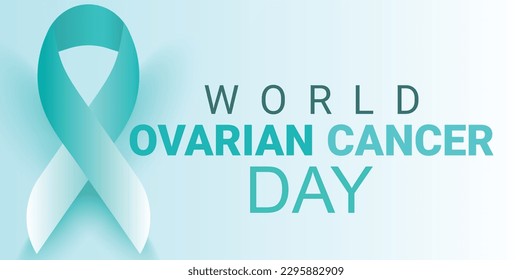 World Ovarian Cancer day. Template for background, banner, card, poster. vector illustration.