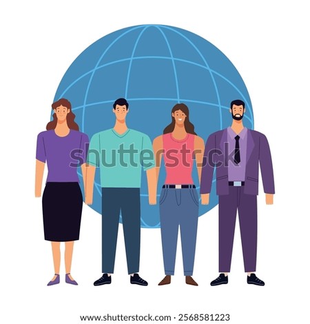 world overpopulation awareness isolated design