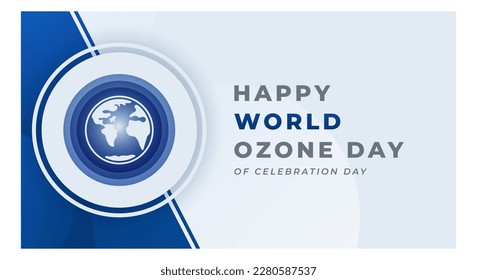 World Ozone Day Celebration Vector Design Illustration for Background, Poster, Banner, Advertising, Greeting Card