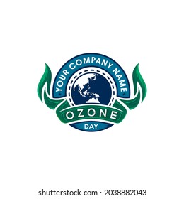 World ozone day logo vector