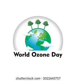 World Ozone Day Symbol Simple Design