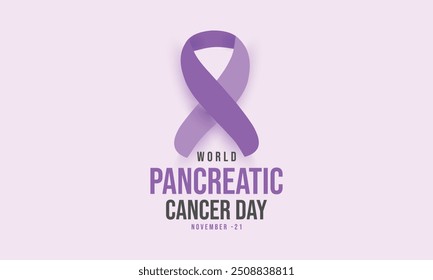 World Pancreatic Cancer Day. background, banner, card, poster, template. Vector illustration.