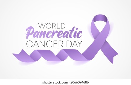 World Pancreatic Cancer day is observed every year in November.  is a disease in which malignant cells form in the tissues of the pancreas. Vector illustration