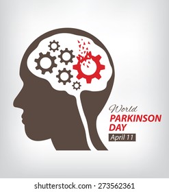 World Parkinson Day concept. vector illustration.