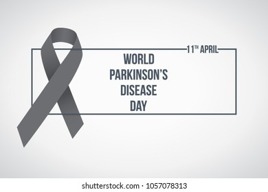 World Parkinsons Disease Day April 11th Stock Vector (Royalty Free ...