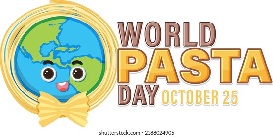 World Pasta Day Banner Design illustration