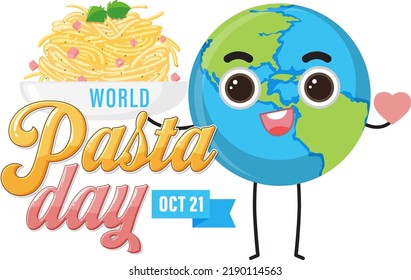 World Pasta Day Banner Design illustration