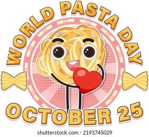 World Pasta Day Banner Design illustration
