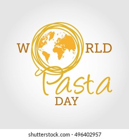 World Pasta Day Vector Illustration. Suitable for card, poster and banner.