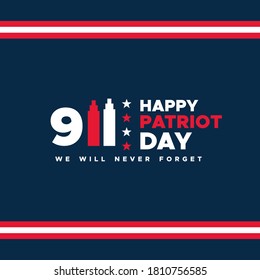 World Patriot Day Vector Design Illustration For Celebrate Moment