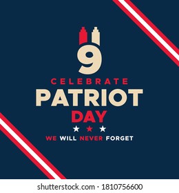 World Patriot Day Vector Design Illustration For Celebrate Moment