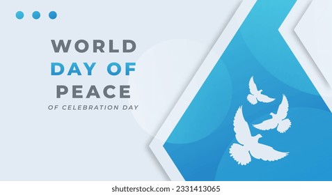 World Peace Day Celebration Vector Design Illustration for Background, Poster, Banner, Advertising, Greeting Card