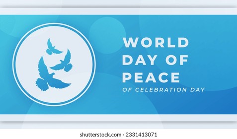 World Peace Day Celebration Vector Design Illustration for Background, Poster, Banner, Advertising, Greeting Card