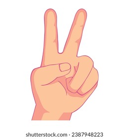 world peace day hand gesture isolated