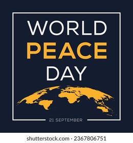 World Peace Day, held on 21 September.