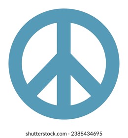 world peace day sign illustration isolated