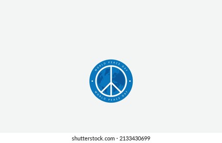 World peace day vector design
