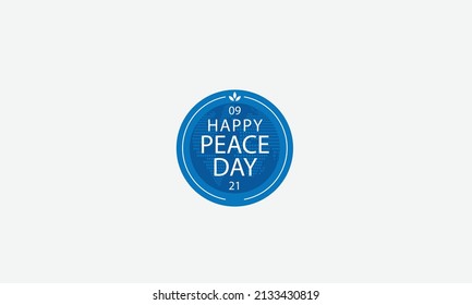 World peace day vector design