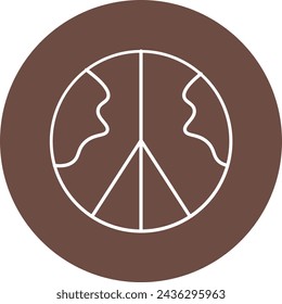 World Peace Icon Design For Personal And Commercial Use