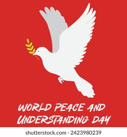 diseño de banners para el día de la paz mundial y la comprensión