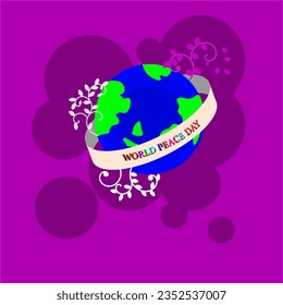 world peace vector graphic design illustration.