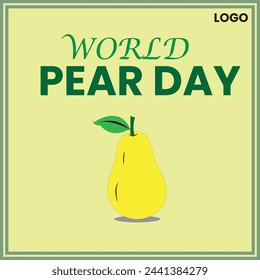 WORLD PEAR DAY ILLUSTRATION DESIGN