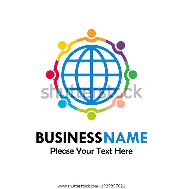 World People Logo Template Illustration Stock Vector (Royalty Free ...