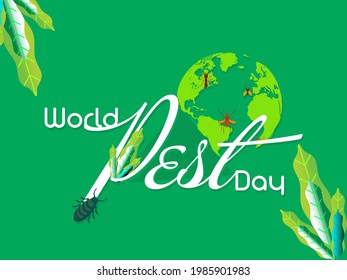 Ilustración creativa del Día Mundial de la Plaga 