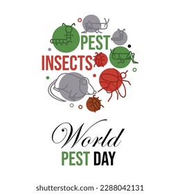 World pest day poster design