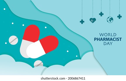 World Pharmacist Day Drug Cloud In Paper