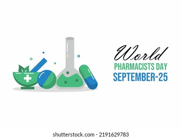 World Pharmacist Day Illustration Design 