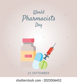 World Pharmacist Day, Vector illustration design.