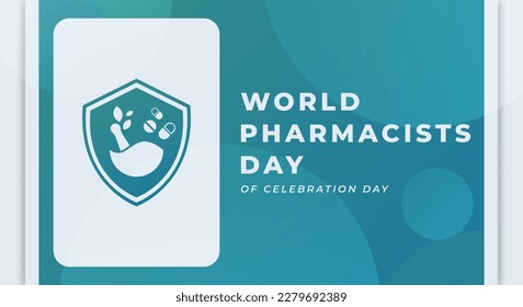 World Pharmacists Day Celebration Vector Design Illustration for Background, Poster, Banner, Advertising, Greeting Card