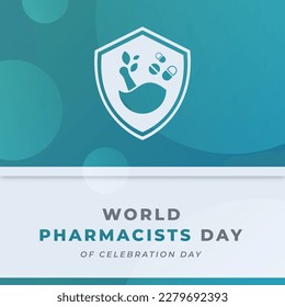 World Pharmacists Day Celebration Vector Design Illustration for Background, Poster, Banner, Advertising, Greeting Card