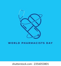 World Pharmacists Day design banner template