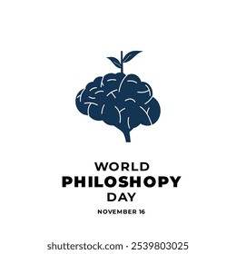 World philoshopy day poster square size