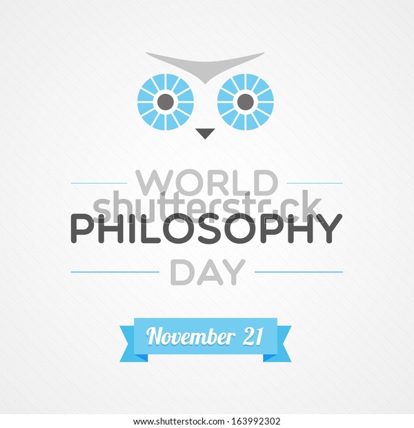 World Philosophy Day Stock Vector (Royalty Free) 163992302