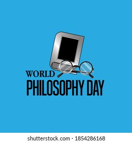 World Philosophy Day concept. vector illustration.
