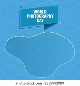 	
World photography day celebration camera photo capture the moment template posts square flyer