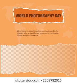 	
World photography day celebration camera photo capture the moment template posts square flyer