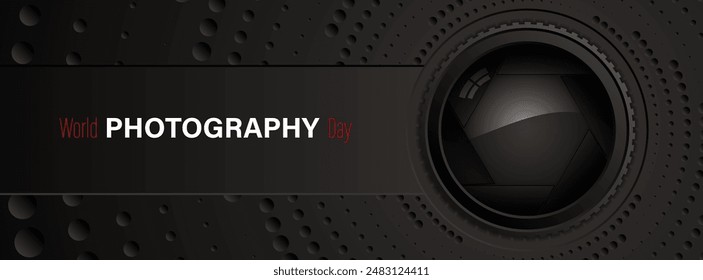 World photography day design, vector illustration