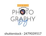 World photography day illustration template design