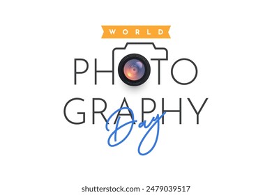 World photography day illustration template design