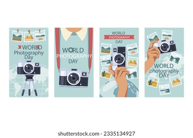 world photography day social media post template