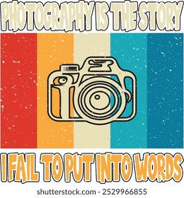Dia Mundial da Fotografia T Shirt logo design