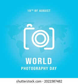 World Photography Day , Vector illustration design.
