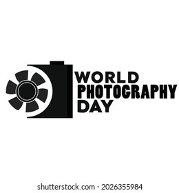 World Photography Day Vector Template Design Illustration