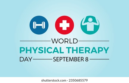 World Physical Therapy Day Amplifies Awareness, Advocacy, and Global Health through Motion. Empowering Movement and Well-Being vector illustration banner template. svg