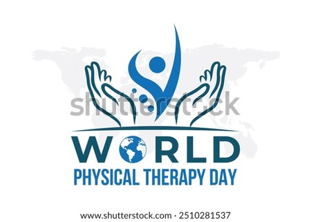 World Physical Therapy Day, World Physiotherapy (PT) Day, International physiotherapy day. physiotherapy vector illustration.