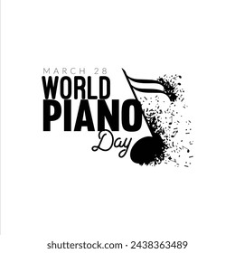 World Piano Day, T Shirt Design 